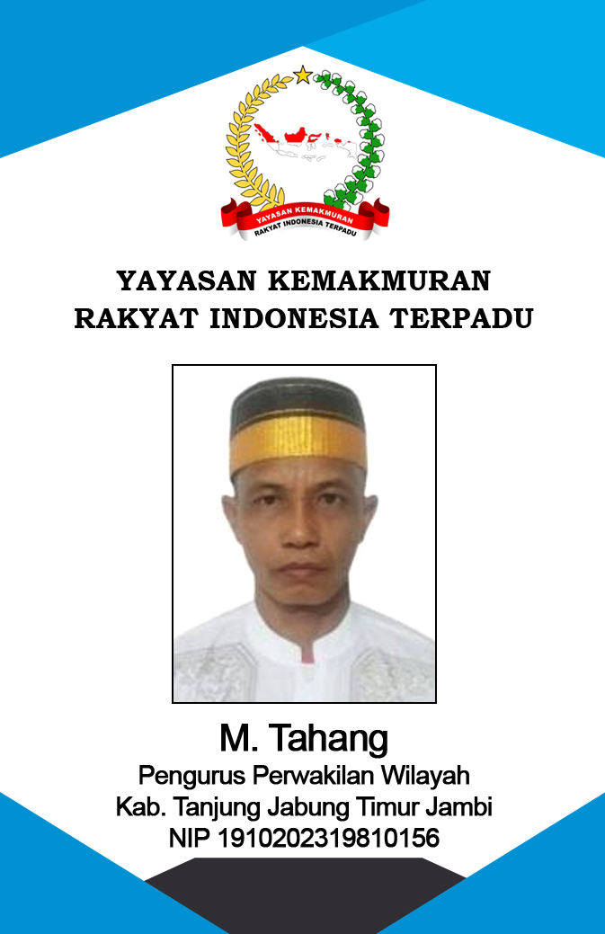PW 20 M. Tahang NIP 1910202319810156