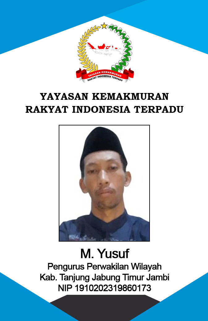 PW 21 M. Yusuf NIP 1910202319860173