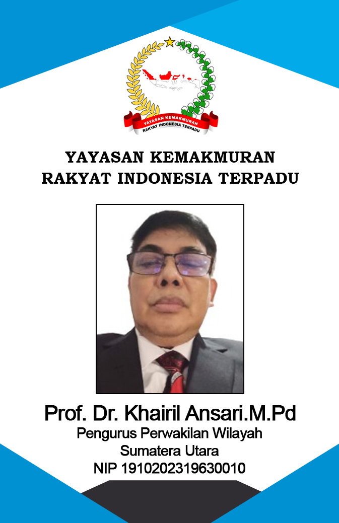 PW 32 Prof. Dr. Khairil Ansari.M.Pd NIP 1910202319630010