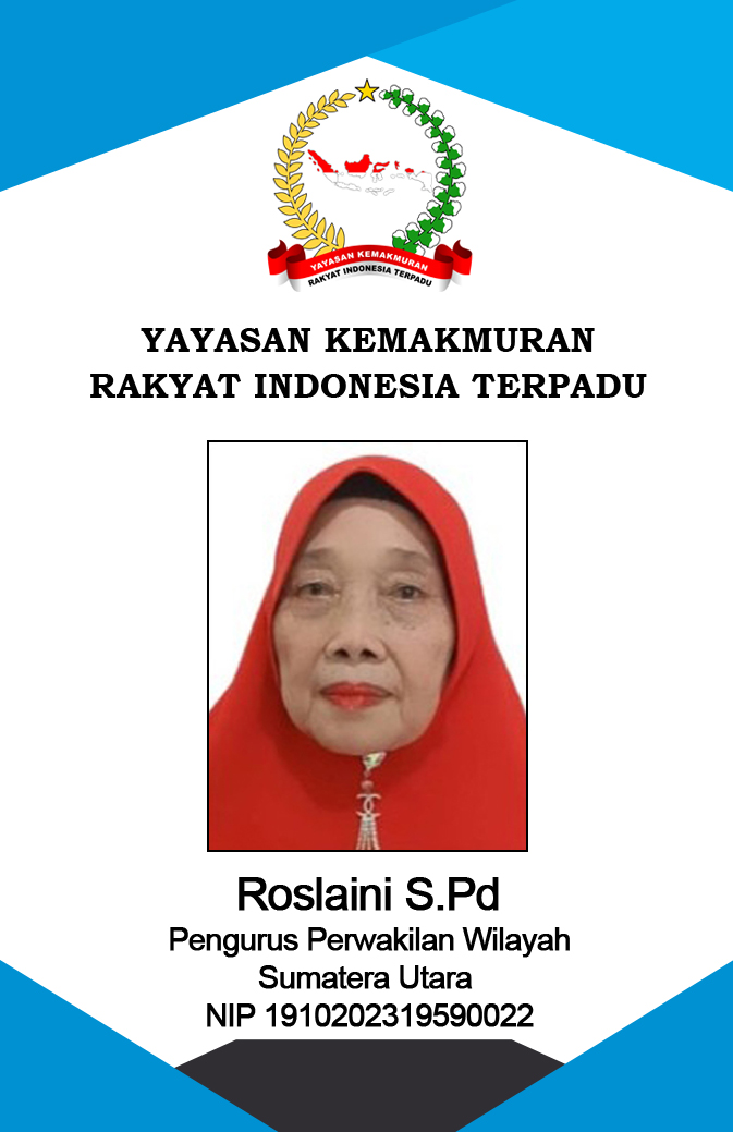 PW 36 Rosliani S.Pd NIP 1910202319590022
