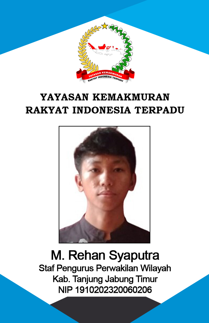 PW 56 M.Rehan Syaputra NIP 1910202320060206