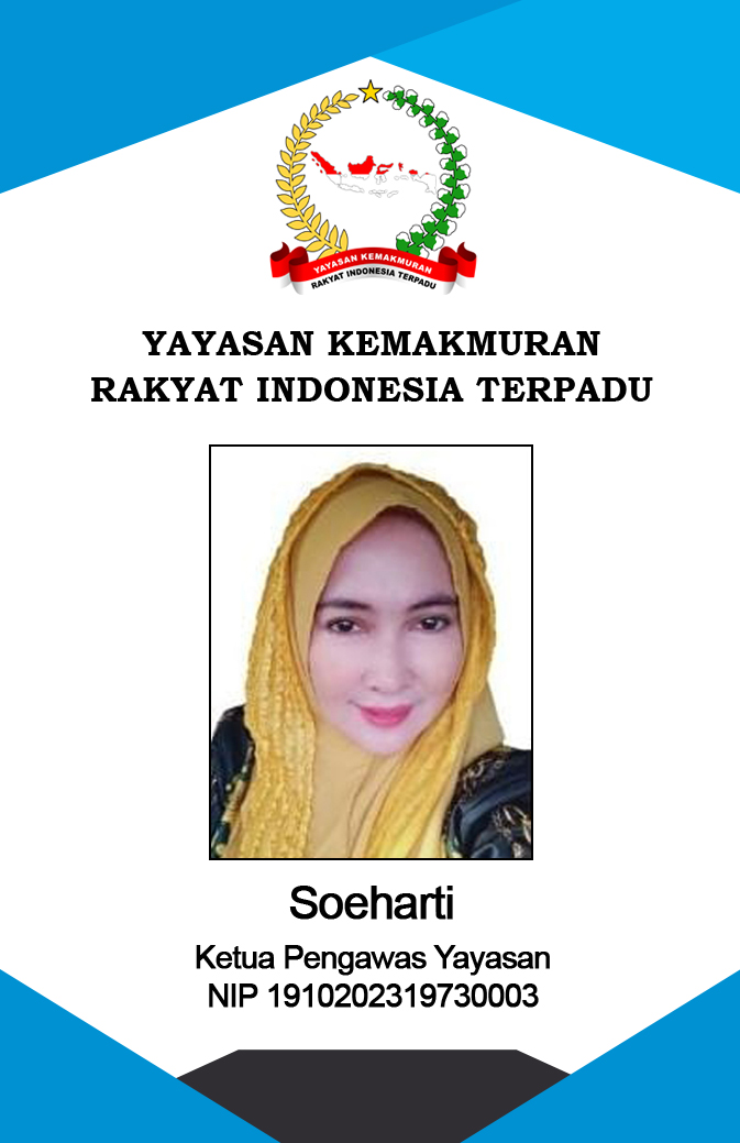 KETUA PENGAWAS YAYASAN Soeharti