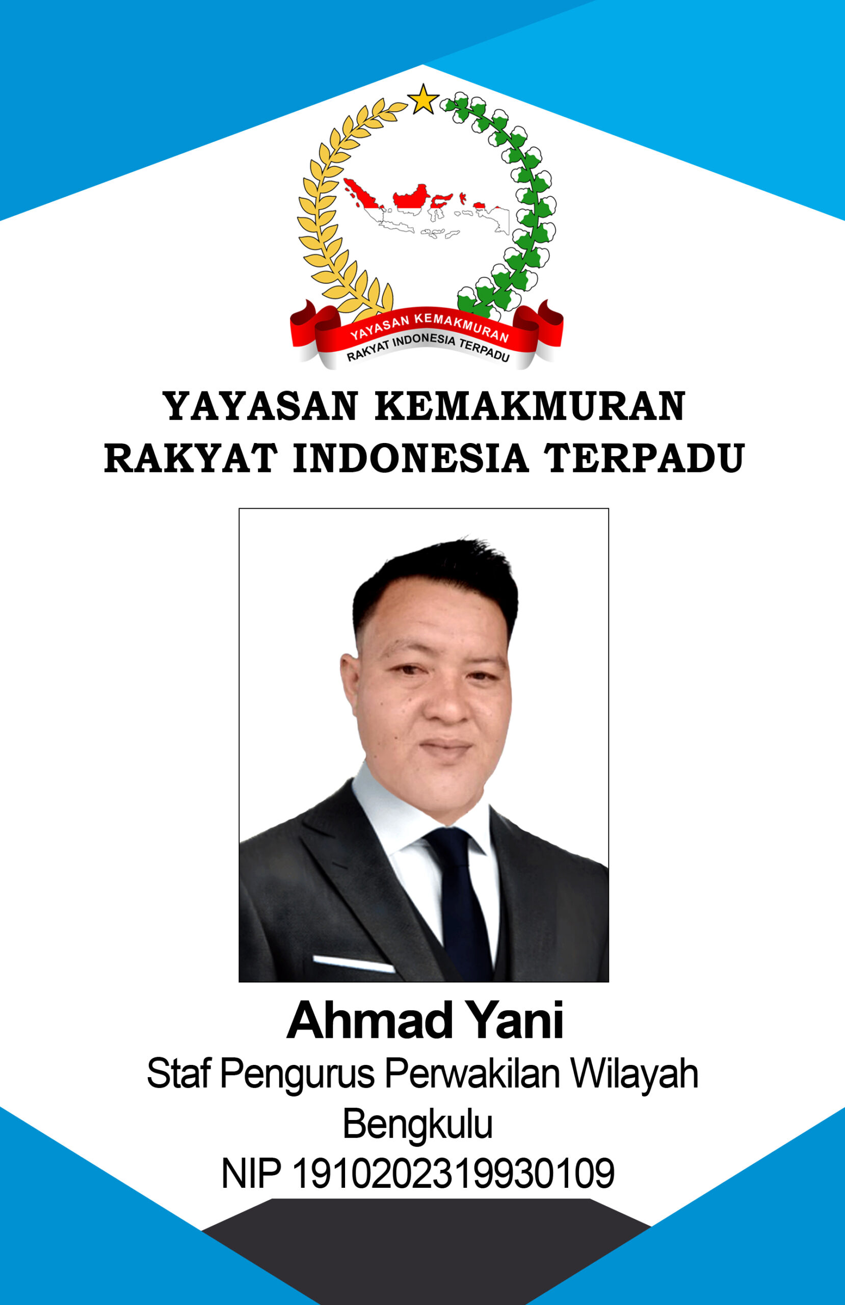 PW 81 Ahmad Yani NIP 1910202319930109