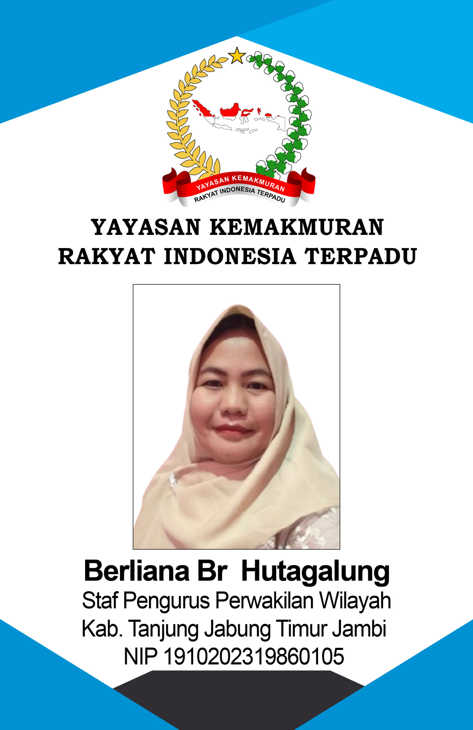 PW 82 Berliana Br Hutagalung NIP 1910202319860105